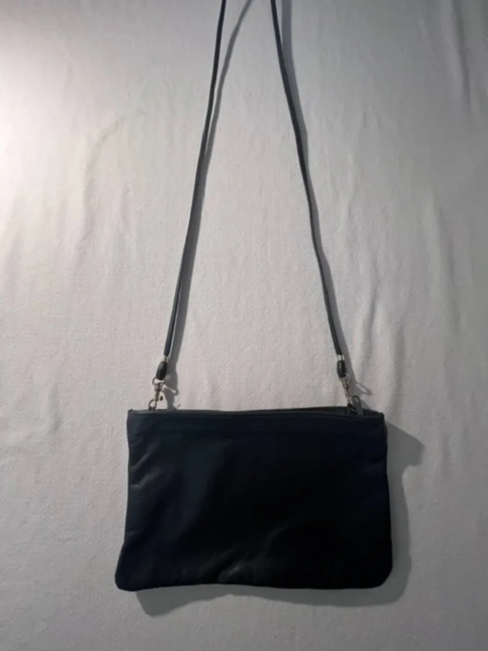 Vintage Juliette Genuine Leather Handbag made in U.S.A. minimalist 11x7